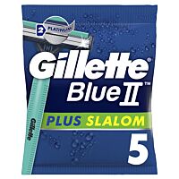 Gillette maquinilla desechables blue II slalom 5 ud