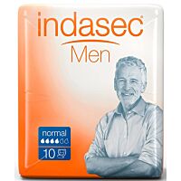 Indasec absorvente hombre normal 10 ud