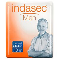 Indasec absorvente hombre normal 10 ud