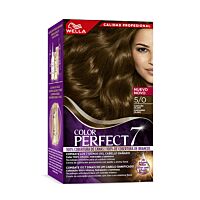 Wella color perfect castaño claro 5 0