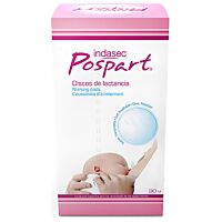 Indasec pospart discos lactancia 30 ud