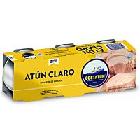 Costatún atún claro aceite de girasol  3 x 85 g