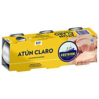 Costatún atún claro aceite de girasol 3 x 85 g COSTATUN