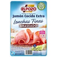 ElPozo jamón cocido braseado 115 g