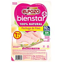 ElPozo pechuga pavo natural 120 g