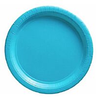 Karibou plato azul carton 22 cm 10 ud