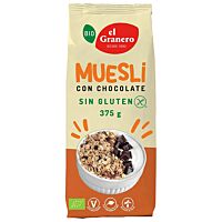 El Granero intregral muesli con chocolate sin gluten eco 375 g