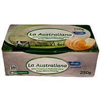 Australiana mantequilla sin sal 250 g LA AUSTRALIANA