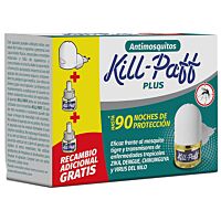 Kill paff mosquitos duplo difusor + 2 recambios
