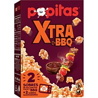 Popitas palomitas de maíz extra barbacoa para microondas 2 x 160 g