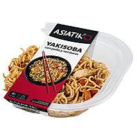 Argal asiatiko tallarines pollo y curry 300 g