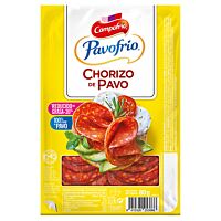 Pavofrío chorizo 100 % pavo 80 g