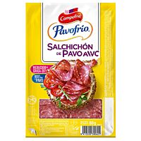 Pavofrío salchichón 100 % pavo 80 g CAMPOFRIO
