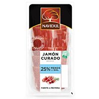 Navidul jamón curado red sal lon 45 g