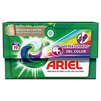 Ariel detergente 3en1 color 19 lv