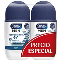 Sanex pack men deo active control roll on 50ml