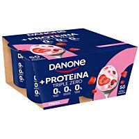 Danone yogur proteína sabor fresa 4 x 100 g