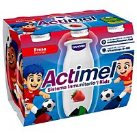 Actimel kids sabor fresa 6 x 100 g