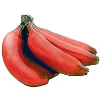 Plátano rojo al peso