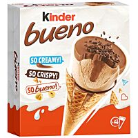 Kinder Bueno helado cono 4 x 90 ml