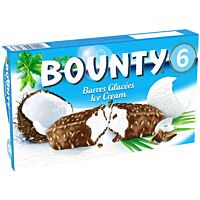 Bounty helado barra 6 x 39 g