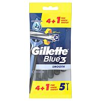 Gillette maquinilla desechables blue III sensitive 4 + 1 ud