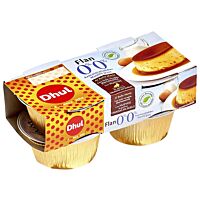 Dhul flan de huevo 0 % sin azúcar 4 x 100 g