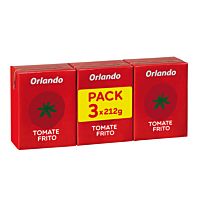 Orlando tomate frito 3 x 210 ml