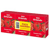 Orlando tomate frito 3 x 210 ml