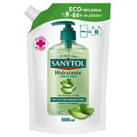 Sanytol jabón de manos hidratante recambio 500 ml
