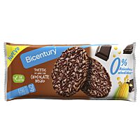 Bicentury tortitas de maiz y chocolate negro sin azúcar 4 x 2 x 108 g
