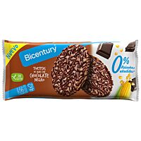 Bicentury tortitas de maiz y chocolate negro sin azúcar 4 x 2 x 108 g