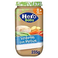 Hero tarrito verduritas con merluza 235 g