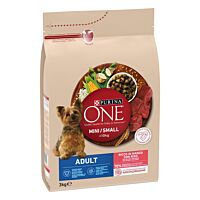 One mini perro adulto buey y arroz 3 kg
