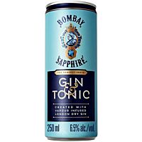 Sapphire gin & tónica 6.5% 250 ml BACARDI