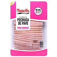 PECHUGA MONELLS PAVO FINAS LONCHAS 210 G