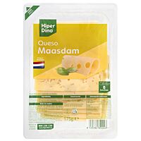 HiperDino queso maasdam lonchas 175 g