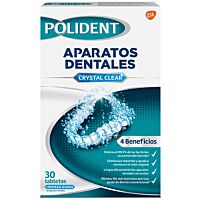 Polident limpieza aparatos dentales 30 ud