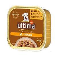 Ultima dog tarrina adulto mini pollo 150 g