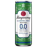 Tanqueray 0,0 combinado con tónica 25 cl