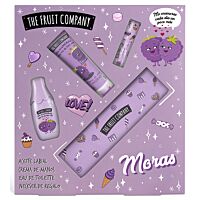 The fruit company moras set crema manos 50 ml + aceite labial 10 ml + edt 40 ml+ neceser