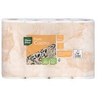 HiperDino rollo cocina 2 capas paquete 4 ud