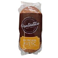 Pantástico pan de hamburguesa rústica 4 ud