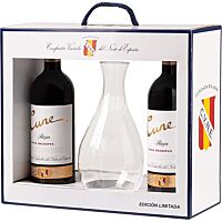 Cune crianza rioja 2 x 75 +decantador