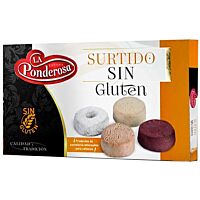 La Ponderosa polvorones sin gluten 450 g