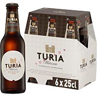 Turia cerveza tostada Mäzrzen 6 x 25 cl