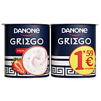 Danone griego sabor fresa 4 x 110 g