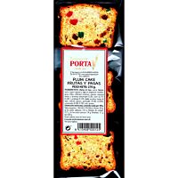 Porta Plum cake frutas y pasas 270 g