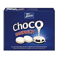 Tirma chocosandwich blanco con nata 218 g