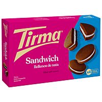 Tirma galleta sandwich cacao y nata 180 g